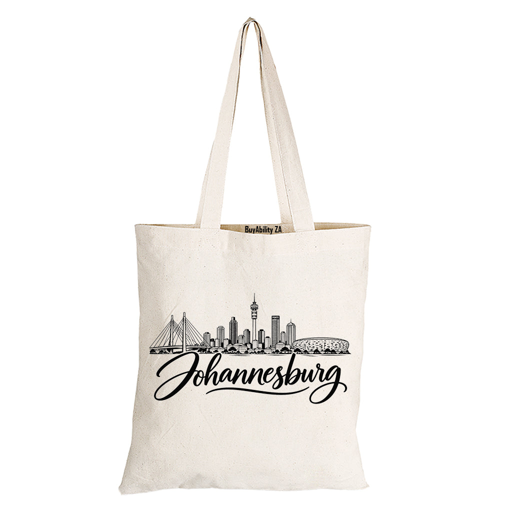 Johannesburg City - Eco-Cotton Natural Fibre Bag - BuyAbility South Africa