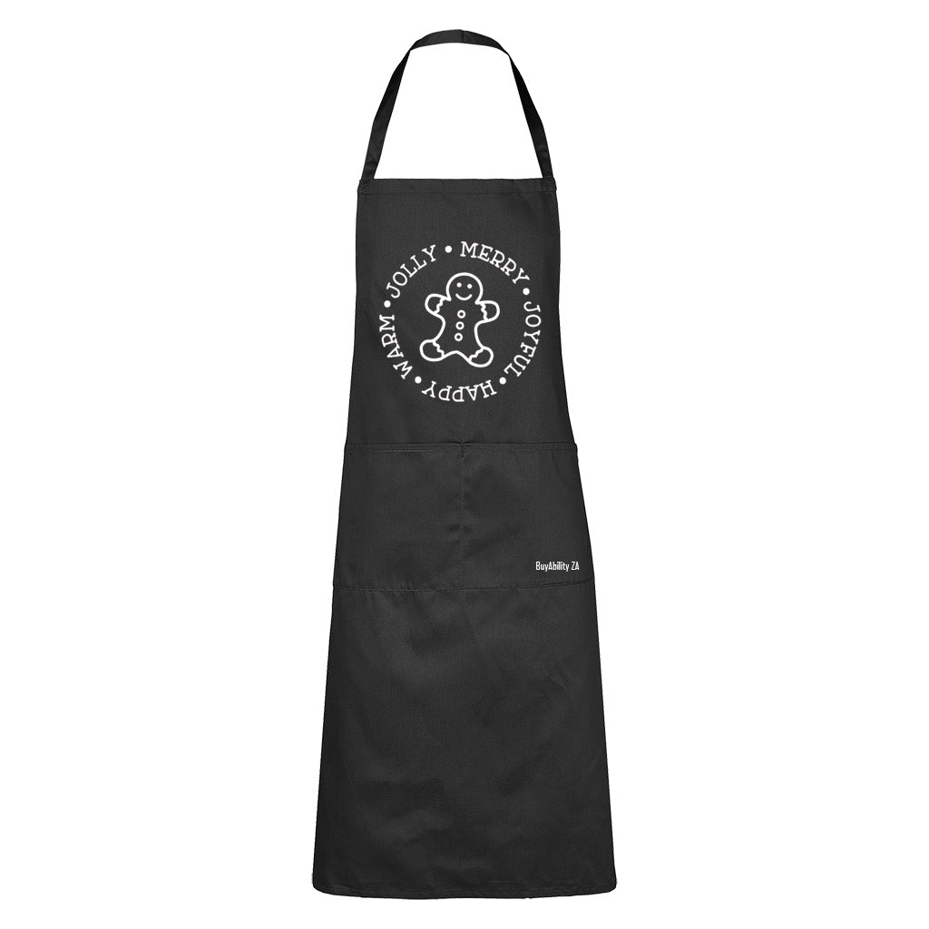 Jolly. Merry. Christmas Cookie - Apron