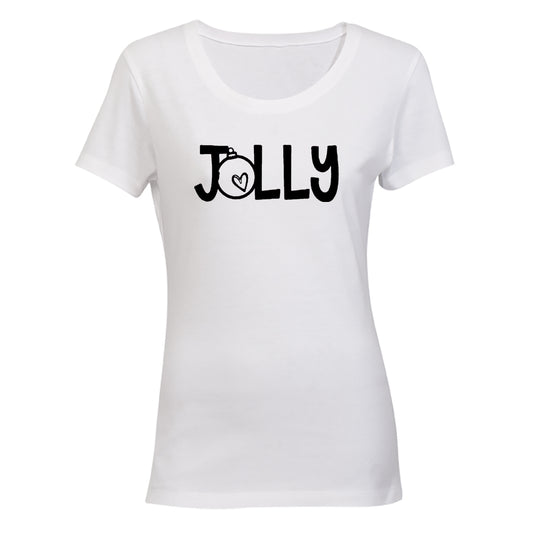 Jolly Bauble - Christmas - Ladies - T-Shirt - BuyAbility South Africa