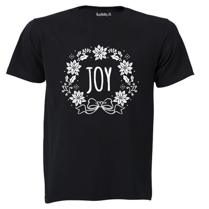 Joy - Christmas Wreath - Kids T-Shirt