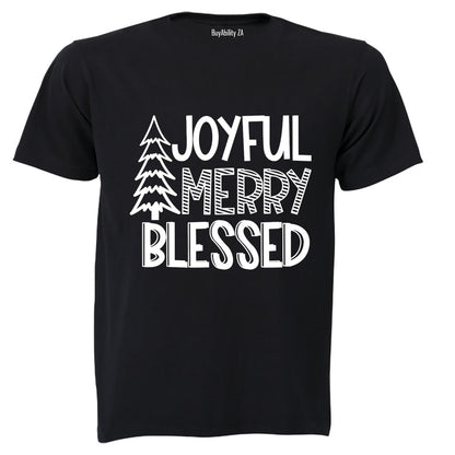 Joyful. Merry - Christmas - Kids T-Shirt