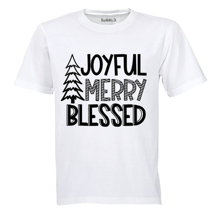 Joyful. Merry - Christmas - Kids T-Shirt