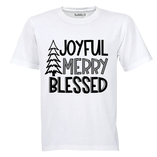 Joyful. Merry - Christmas - Kids T-Shirt