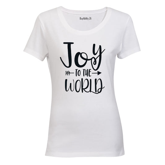 Joy to the World - Christmas Arrow - Ladies - T-Shirt