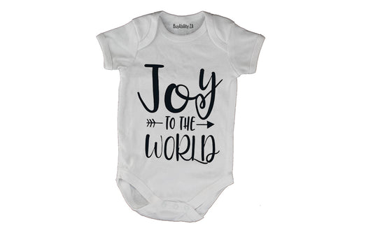Joy to the World - Christmas Arrow - Baby Grow