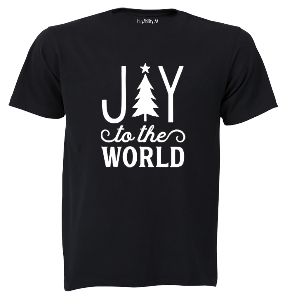Joy To The World - Christmas Tree - Adults - T-Shirt