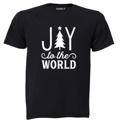 Joy To The World - Christmas Tree - Kids T-Shirt