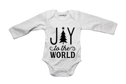 Joy To The World - Christmas Tree - Baby Grow