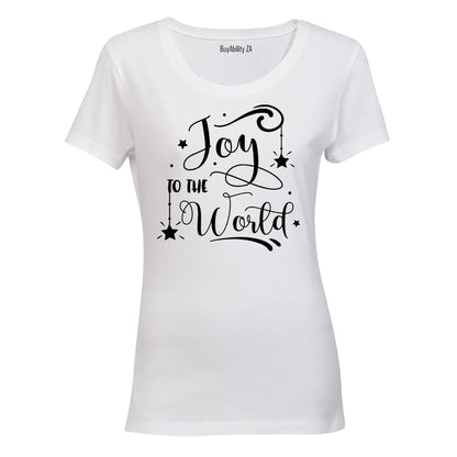 Joy To The World - Christmas - Ladies - T-Shirt