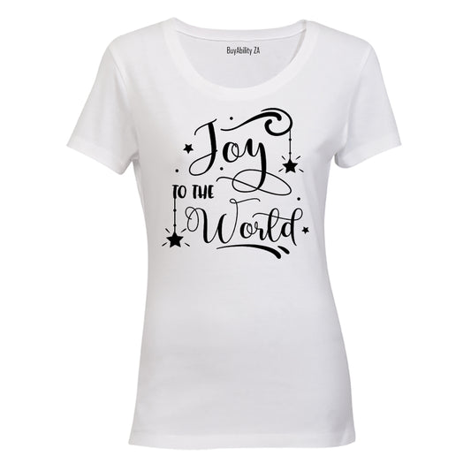 Joy To The World - Christmas - Ladies - T-Shirt
