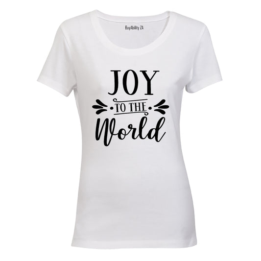 Joy to the World - Christmas - Ladies - T-Shirt