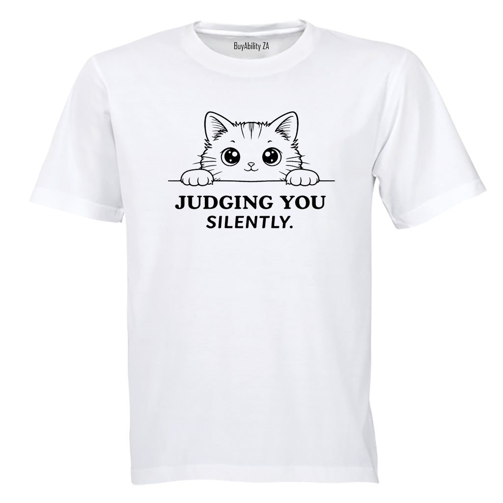 Judging You Silently CAT - Adults - T-Shirt - BuyAbility South Africa