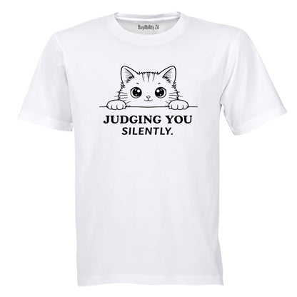 Judging You Silently CAT - Adults - T-Shirt - BuyAbility South Africa