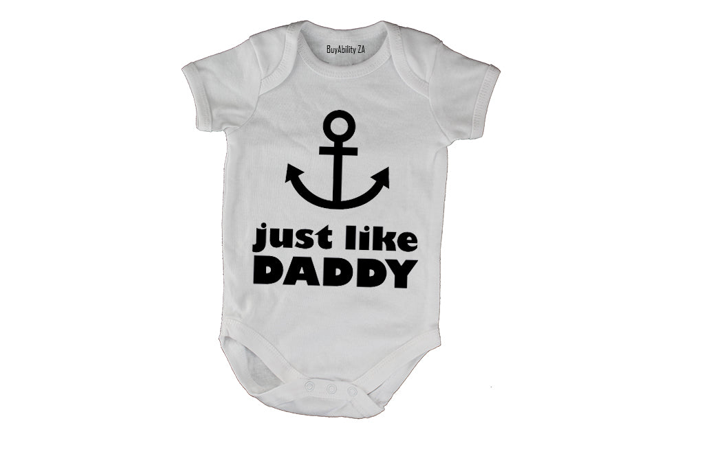 Just Like Daddy - Anchor - Baby Grow