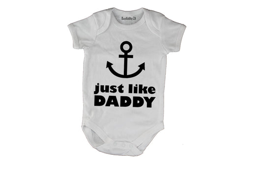 Just Like Daddy - Anchor - Baby Grow
