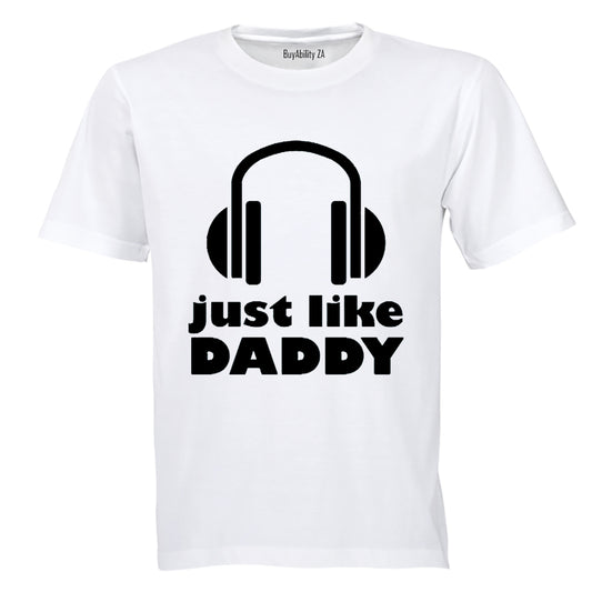 Just Like Daddy - DJ - Kids T-Shirt