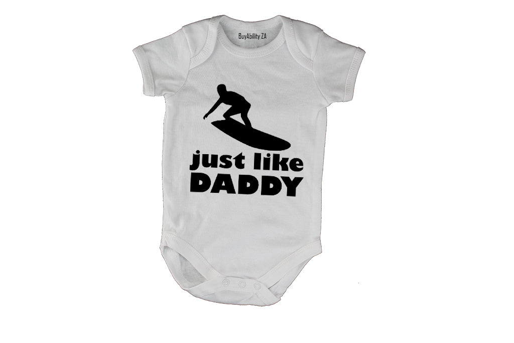 Just Like Daddy - Surfer - Baby Grow