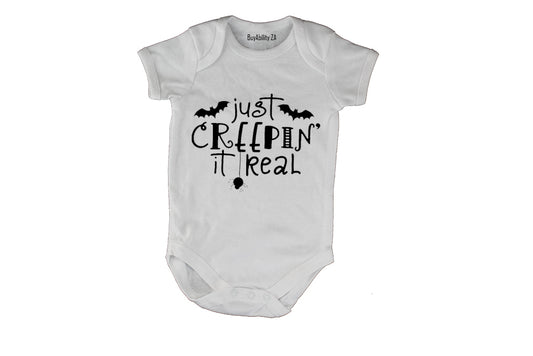Just Creepin' It Real - Halloween - Baby Grow