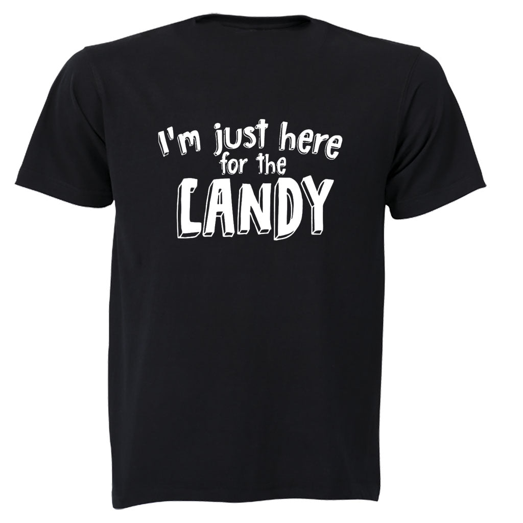 Just Here For The Candy - Halloween - Adults - T-Shirt - BuyAbility South Africa