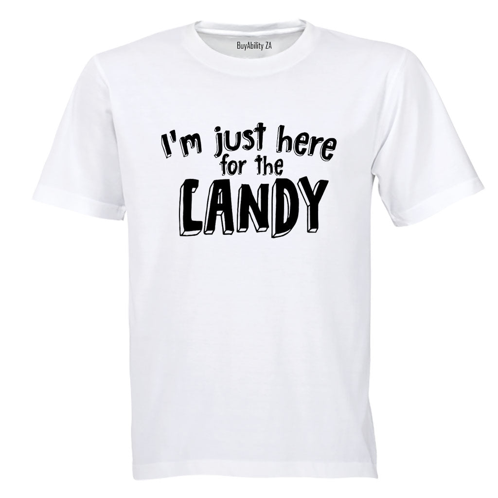 Just Here For The Candy - Halloween - Kids T-Shirt