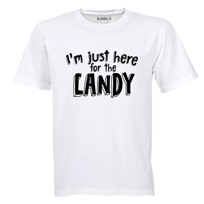 Just Here For The Candy - Halloween - Kids T-Shirt