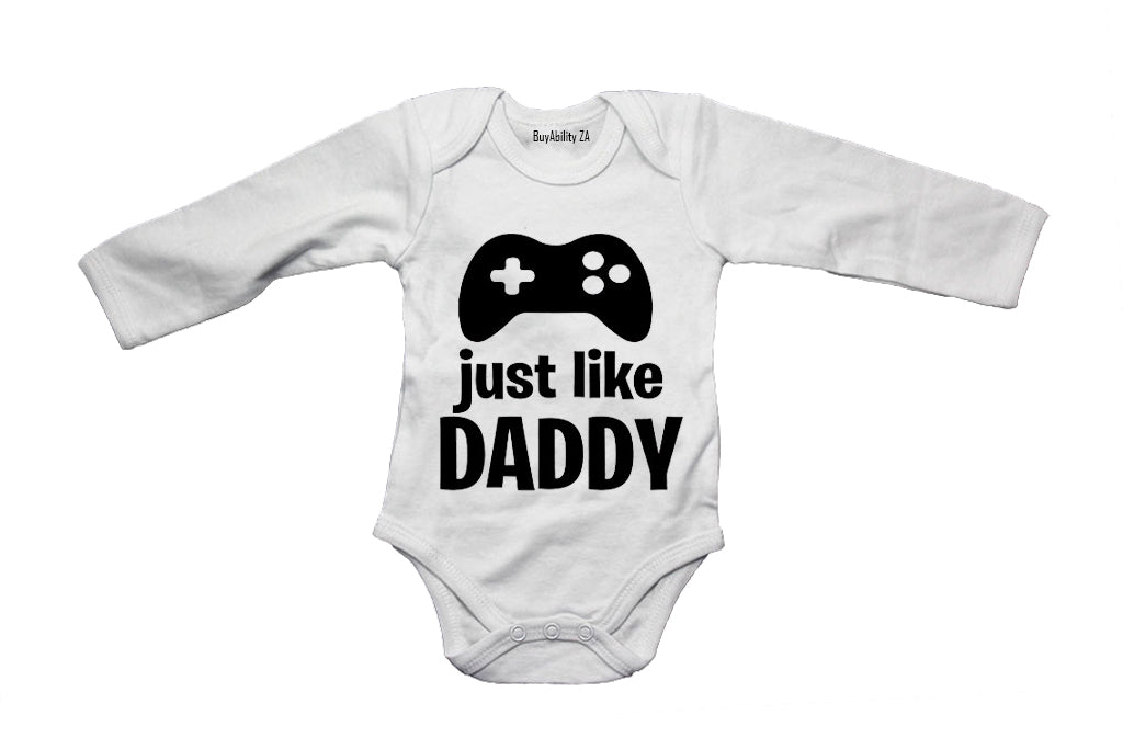 Just Like Daddy - Gamer - Baby Grow