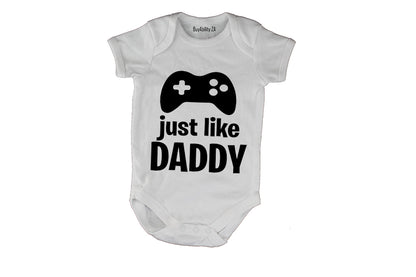 Just Like Daddy - Gamer - Baby Grow