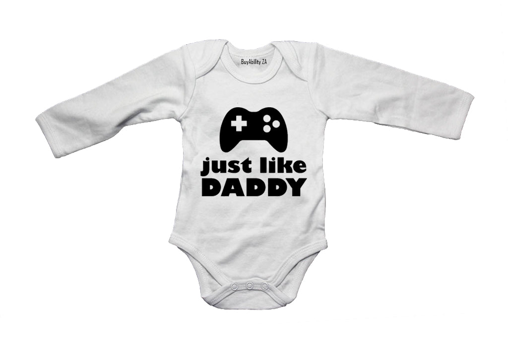 Just Like Daddy - Gamer - Baby Grow
