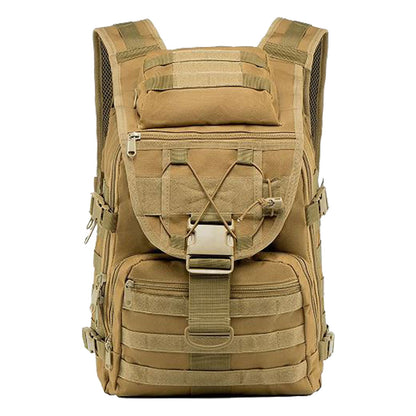 Khaki 35L Military Style Tactical Backpack Bag - BuyAbility