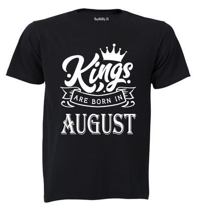 Kings Are Born in August - Kids T-Shirt
