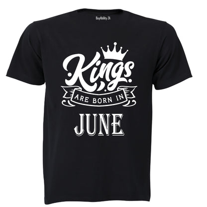 Kings Are Born in June - Kids T-Shirt
