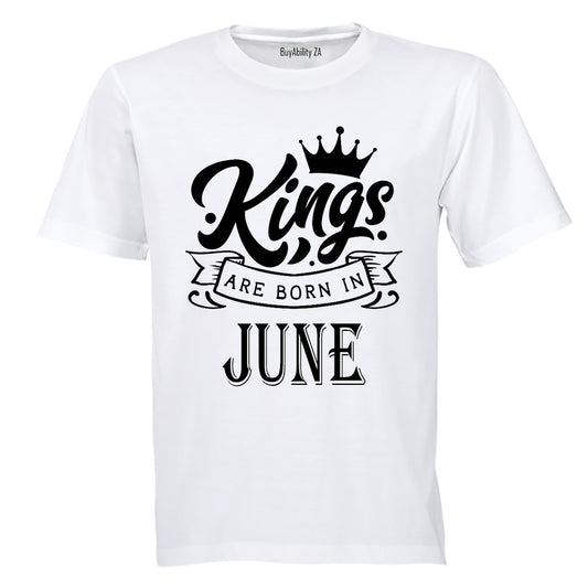 Kings Are Born in June - Kids T-Shirt