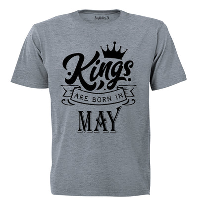 Kings Are Born in May - Adults - T-Shirt