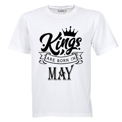 Kings Are Born in May - Adults - T-Shirt