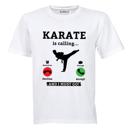Karate is Calling - Adults - T-Shirt - BuyAbility South Africa