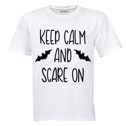 Keep Calm and Scare On - Halloween - Kids T-Shirt