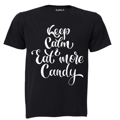 Keep Calm, Eat More Candy - Halloween - Kids T-Shirt