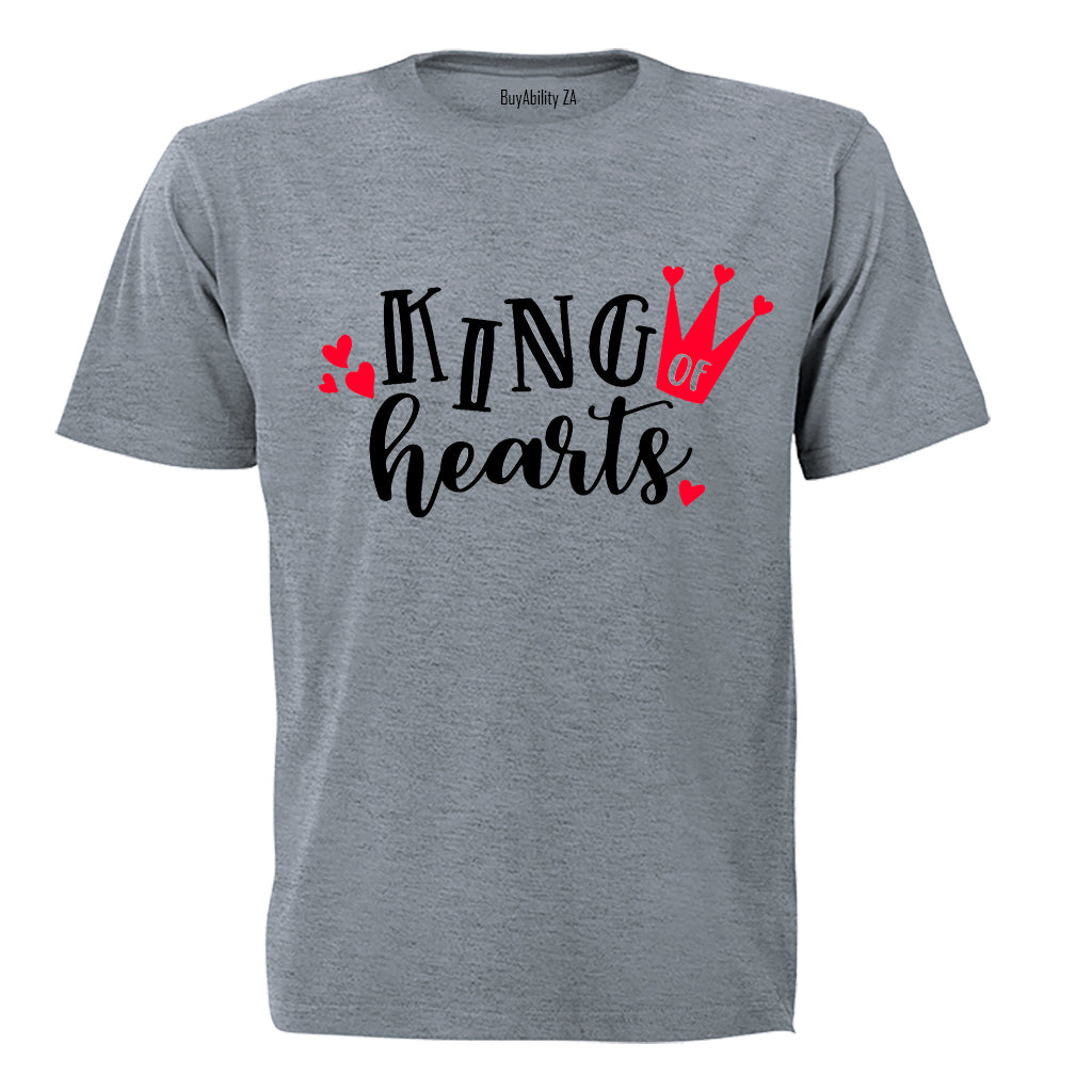 King of Hearts - Valentine - Adults - T-Shirt - BuyAbility