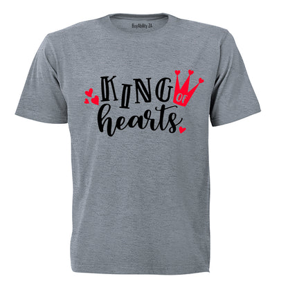 King of Hearts - Valentine - Adults - T-Shirt - BuyAbility