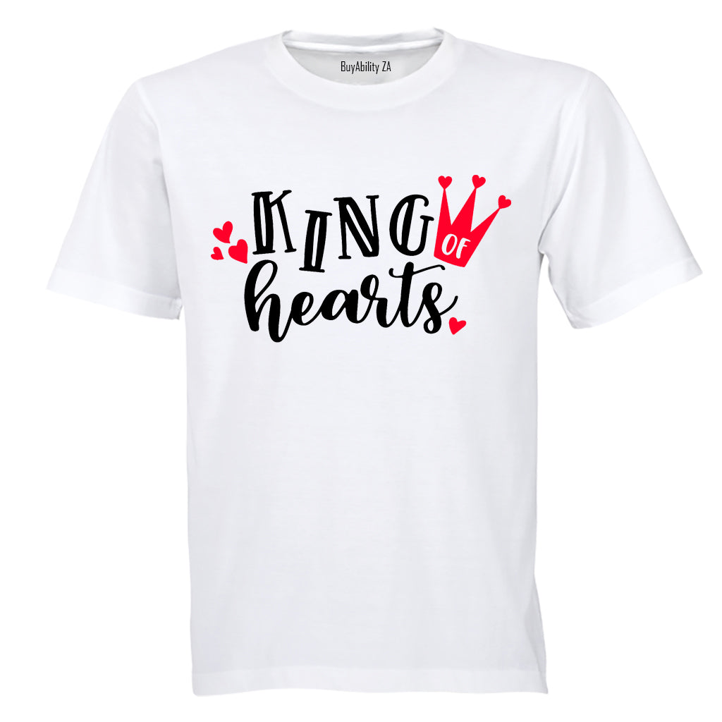 King of Hearts - Valentine - Adults - T-Shirt - BuyAbility