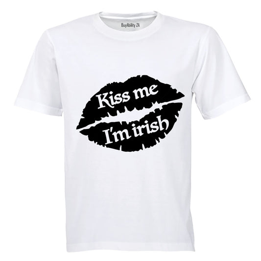 Kiss Me, I'm Irish! - Adults - T-Shirt - BuyAbility