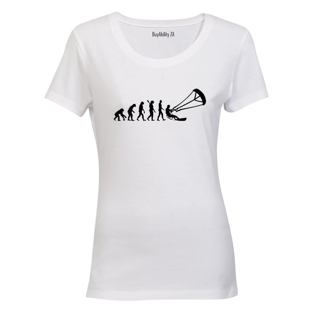 Kite Board Evolution - Ladies - T-Shirt