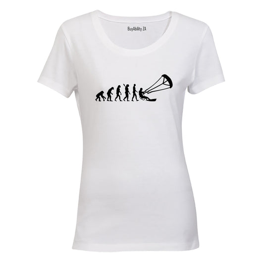 Kite Board Evolution - Ladies - T-Shirt