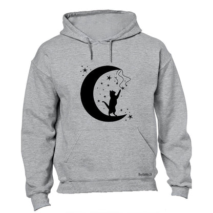 Kitten on the Moon - Hoodie