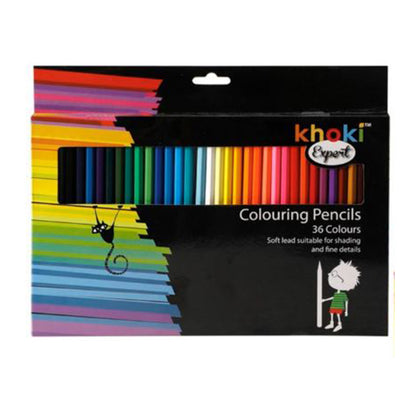 Khoki Expert Colour Pencils - 36 Colour Set