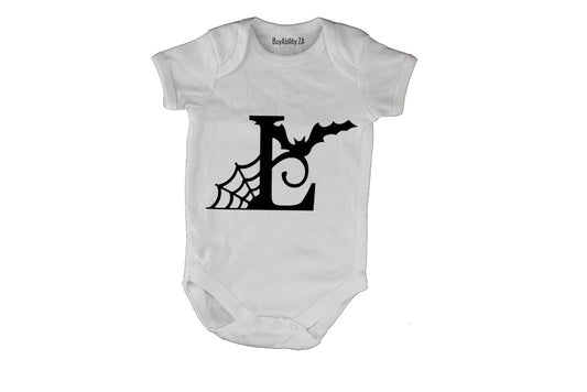 L - Halloween Spiderweb - Baby Grow