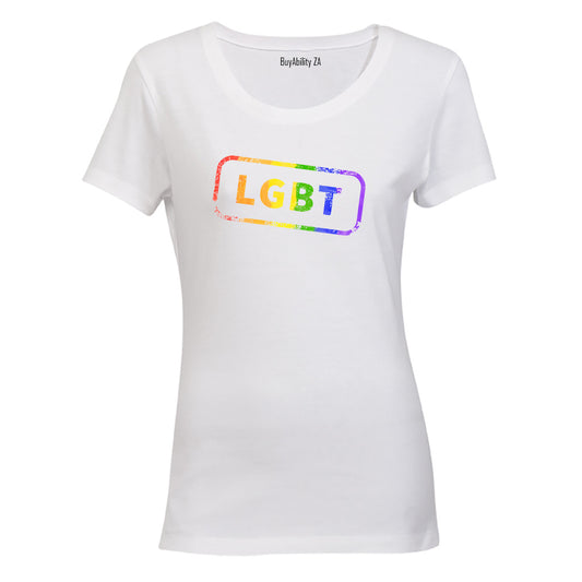 LGBT Stamp - Pride - Ladies - T-Shirt