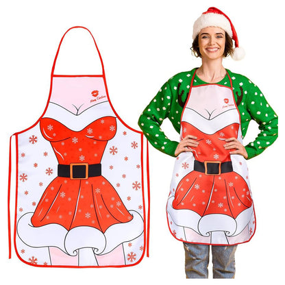 Ladies Santa Dress - Christmas Apron
