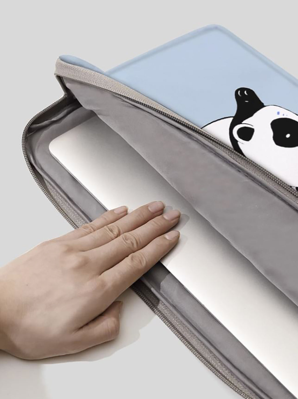 Panda Laptop Sleeve - Blue - BuyAbility