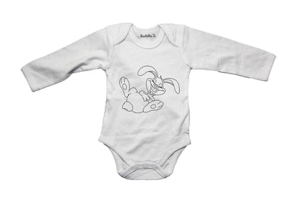 Laughing Easter Bunny - Baby Grow